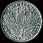 Jeton de 5 centimes 1922 émis par la Chambre de Commerce des Landes (40 - Département) - avers