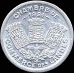 Jeton de 10 centimes 1921 émis par la Chambre de Commerce des Landes (40 - Département) - avers