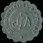 Jeton de 5 centimes mis par G.Michaud-Quantin - Ligny  Ligny-en-Barrois (55500 - Meuse) - avers