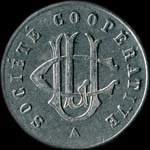 Jeton de 10 centimes mis par la Socit Cooprative U.C.L.  Lorient (56100 - Morbihan) - avers