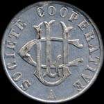 Jeton de 5 centimes mis par la Socit Cooprative U.C.L.  Lorient (56100 - Morbihan) - avers