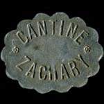 Jeton de 1 franc mis par la Cantine Zachary  Mailly-le-Camp (10230 - Aube) - avers