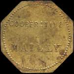 Jeton de 10 centimes mis par la Cooprative Mailly  Mailly-le-Camp (10230 - Aube) - avers