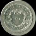 Jeton de 30 centimes mis par la Grande Brasserie Est  Maxville (54320 - Meurthe-et-Moselle) - avers