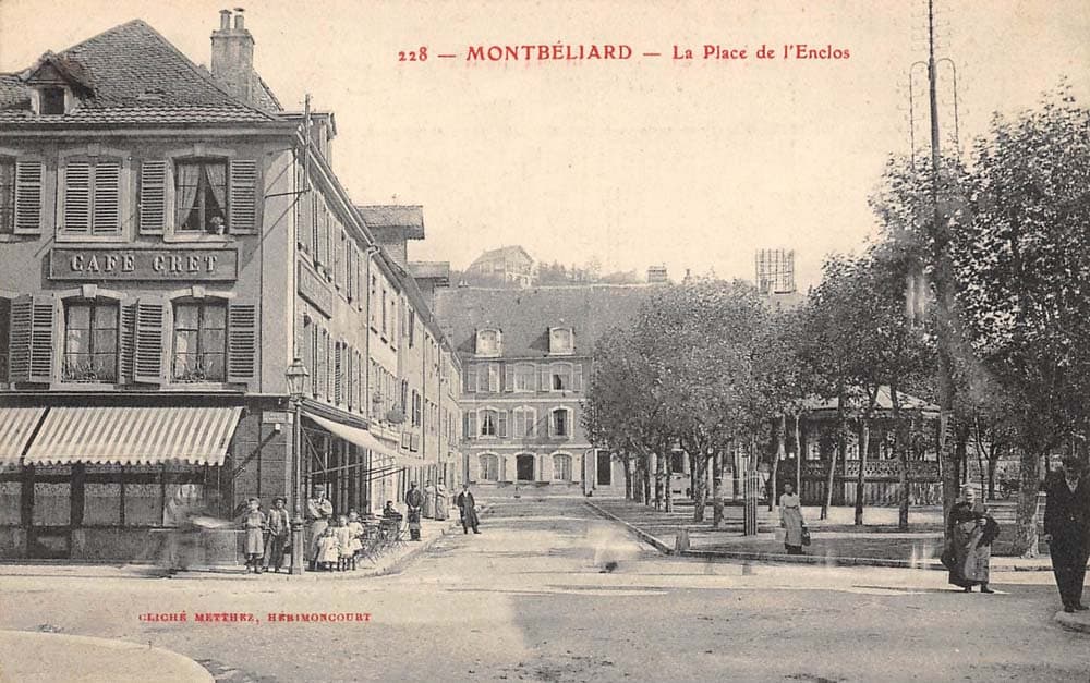 Montbliard (25200 - Doubs) - La Place de l'Enclos