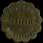 Jeton de ncessit de 10 centimes de Bar de la Saunerie - C.Chaptal  Montpellier (34000 - Hrault) - avers