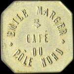 Jeton de ncessit de 10 centimes du Caf du Ple Nord - Emile Marger -  Montpellier (34000 - Hrault) - avers