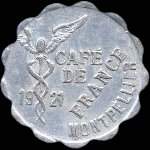 Jeton de ncessit de 10 centimes de Caf de France  Montpellier (34000 - Hrault) - avers