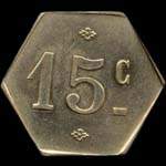 Jeton de ncessit de 15 centimes de Chaptal Frres  Montpellier (34000 - Hrault) - revers