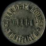 Jeton de ncessit de 10 centimes de Grand Bar de la Bourse - Viala  Montpellier (34000 - Hrault) - avers