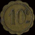 Jeton de ncessit de 10 centimes de Grand Bar Franais - Ch.Bruguire -  Montpellier (34000 - Hrault) - revers