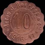 Jeton de ncessit de 10 centimes de Jeton J.Bresson & Cie  Montpellier (34000 - Hrault) - avers