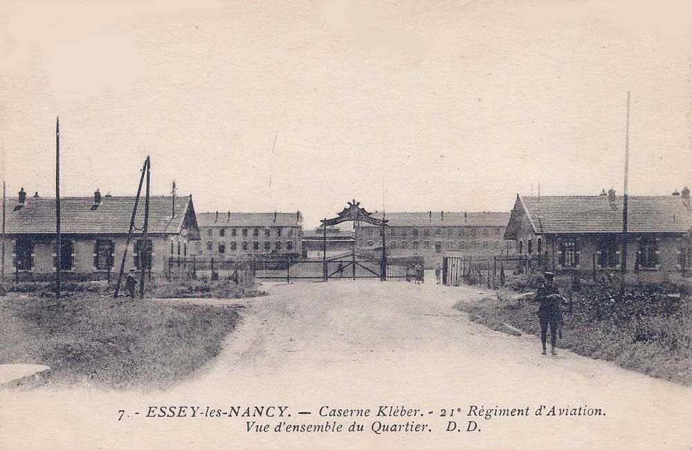 Esseey-les-Nancy - Caserne Kléber - 21e Régiment d'Aviation - Vue d'ensemble du Quartier.
