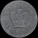 Jeton de 10 centimes émis par A l'Aiglon à Narbonne (11000 - Aude) - avers