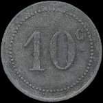 Jeton de 10 centimes émis par A l'Aiglon à Narbonne (11000 - Aude) - revers