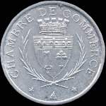 Jeton de 10 centimes 1920 (type avec étoiles) émis par la Chambre de Commerce de Narbonne (11000 - Aude) - avers