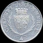 Jeton de 10 centimes 1920 (type sans étoiles) émis par la Chambre de Commerce de Narbonne (11000 - Aude) - avers