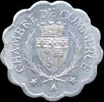 Jeton de 25 centimes 1920 émis par la Chambre de Commerce de Narbonne (11000 - Aude) - avers