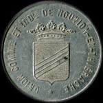 Jeton de 10 centimes 1921 émis par l'Union Commerciale et Industrielle de Nouvion-en-Thiérache (02170 - Aisne) - avers