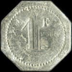 Jeton de 1 franc �mis par le Caf�-Tabacs - Paluds-de-Noves - Noves (13550 - Bouches-du-Rh�ne) - revers