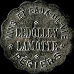 Jeton de 1 franc mis par Ledolley-Lamotte  Priers (50190 - Manche) - avers