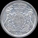 Jeton de 10 centimes 1922 mis par l'Union Commerciale et Industrielle de Pronne (80200 - Somme) - avers