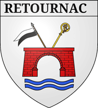 Blason de la ville de Retournac (43130 - Haute-Loire)