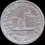 Jeton de 10 centimes 1922 mis par la Socit du Commerce de La Rochelle (17000 - Charente-Maritime) - avers