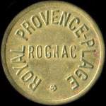 Jeton de 2 francs émis par Royal Provence-Plage à Rognac (13340 - Bouches-du-Rhône) - avers