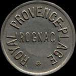 Jeton de 12 francs émis par Royal Provence-Plage à Rognac (13340 - Bouches-du-Rhône) - avers