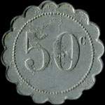 Jeton de 50 centimes mis par l'Avenir Social - 17 rue des Urselines  Saint-Denis (93200 - Seine-Saint-Denis) - revers