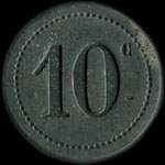 Jeton de ncessit de 10 centimes mis par Charcuterie G.Demeure - 152 Rue d'Annonay  Saint-Etienne (42000 - Loire) - revers
