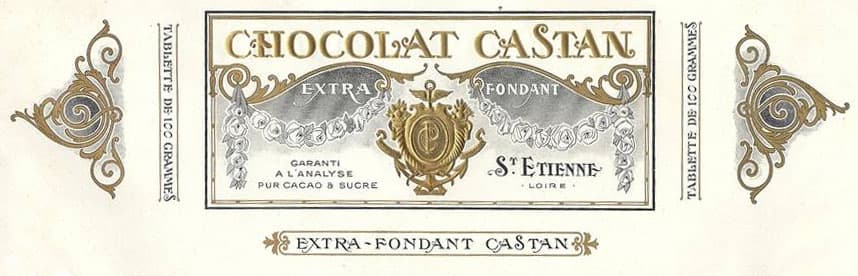 Emballage de Chocolat Castan