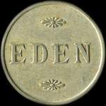 Jeton de ncessit de 25 centimes mis par Eden  Saint-Etienne (42000 - Loire) - avers