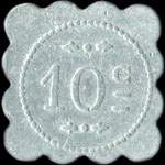 Jeton de ncessit de 10 centimes mis par Providence - Terrenoire  Saint-Etienne (42000 - Loire) - revers