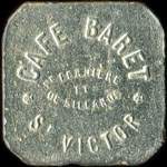 Jeton de ncessit de 12 ½ centimes mis par Caf Baret  Saint-Etienne (42000 - Loire) - avers