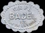 Jeton de nécessité de 12 1/2 centimes émis par le Café Badel à Saint-Etienne (42000 - Loire) - avers
