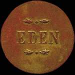 Jeton de ncessit de 25 centimes mis par Eden  Saint-Etienne (42000 - Loire) - avers