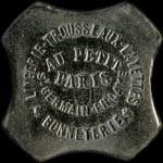 Jeton de 10 francs émis par Au Petit Paris à Saint-Germain-en-Laye (78100 - Yvelines) - avers