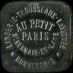 Jeton de 20 francs émis par Au Petit Paris à Saint-Germain-en-Laye (78100 - Yvelines) - avers
