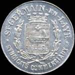 Jeton de 5 centimes 1918 émis par l'Union du Commerce & de l'Industrie de Saint-Germain-en-Laye (78100 - Yvelines) - avers