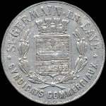 Jeton de 10 centimes 1918 émis par l'Union du Commerce & de l'Industrie de Saint-Germain-en-Laye (78100 - Yvelines) - avers