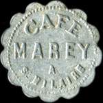 Jeton de 25 centimes émis par le Café Marey à Saint-Hilaire à Saint-Hilaire-Cusson-la-Valmitte (42380 - Loire) - avers
