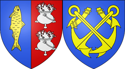 Blason de la ville de Saint-Just-Saint-Rambert (42170 - Loire)