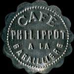 Jeton de 25 centimes mis par le Caf Philippot  la Baraillire  Saint-Just-Saint-Rambert (42170 - Loire) - avers