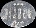 Jeton de 15 centimes / viande émis par St-Rambert s/Loire à Saint-Just-Saint-Rambert (42170 - Loire) - revers
