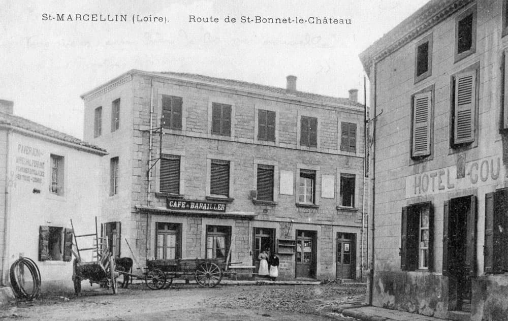 Saint-Marcellin-en-Forez (42680 - Loire) - Route de Saint-Bonnet-le-Ch�teau