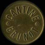 Jeton de 50 centimes mis par la Cantine Brunot - 12e rgiment de Chasseurs  Saint-Mihiel (55300 - Meuse) - avers