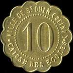 Jeton de 10 centimes émis par l'Epicerie parisienne H.Grangette à Saint-Ouen (93400 - Seine-Saint-Denis) - avers