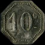 Jeton de 10 centimes mis par l'Aronnerie Franaise  Saint-Sulpice (81370 - Tarn) - revers